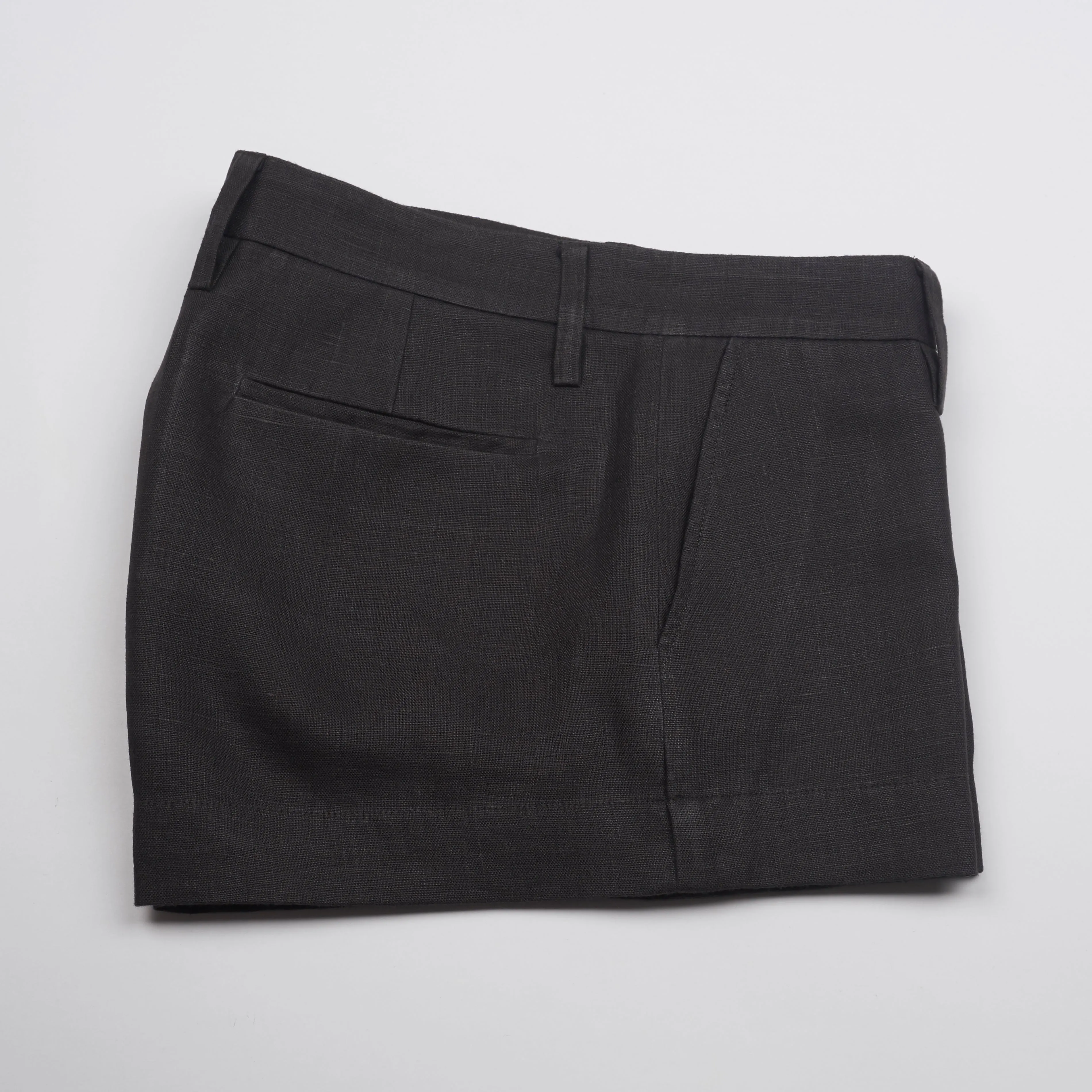 MINI BERMUDA - Linen | Charcoal