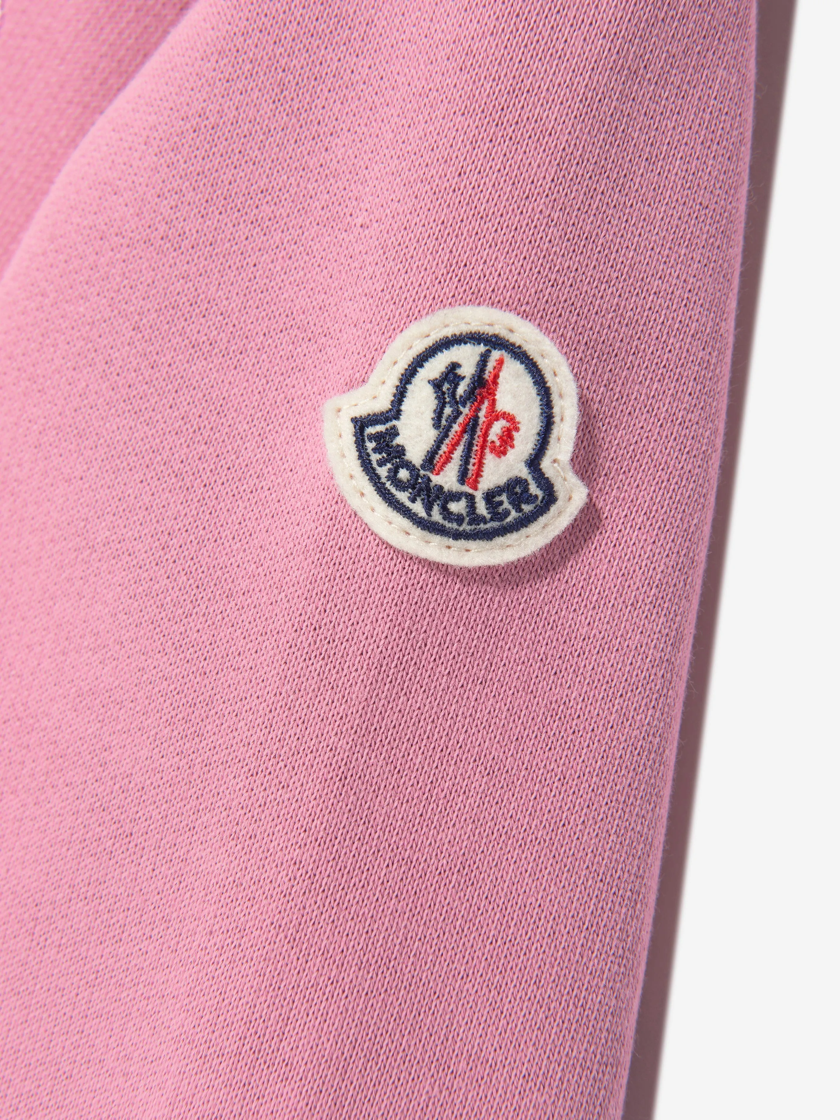 Moncler Enfant Girls Hooded Sweater Dress in Pink