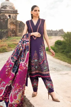 Mprints'24 - 3 Piece Unstitched Printed Linen Suit | MPT-2402-A