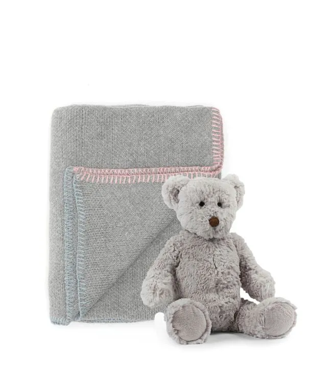 Neddy Teddy & Blanket Set