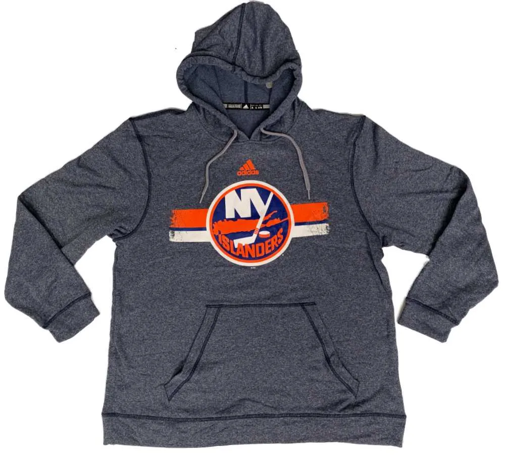 New York Islanders Adidas Navy "Ultimate Hood" Soft & Comfy Hoodie Sweatshirt