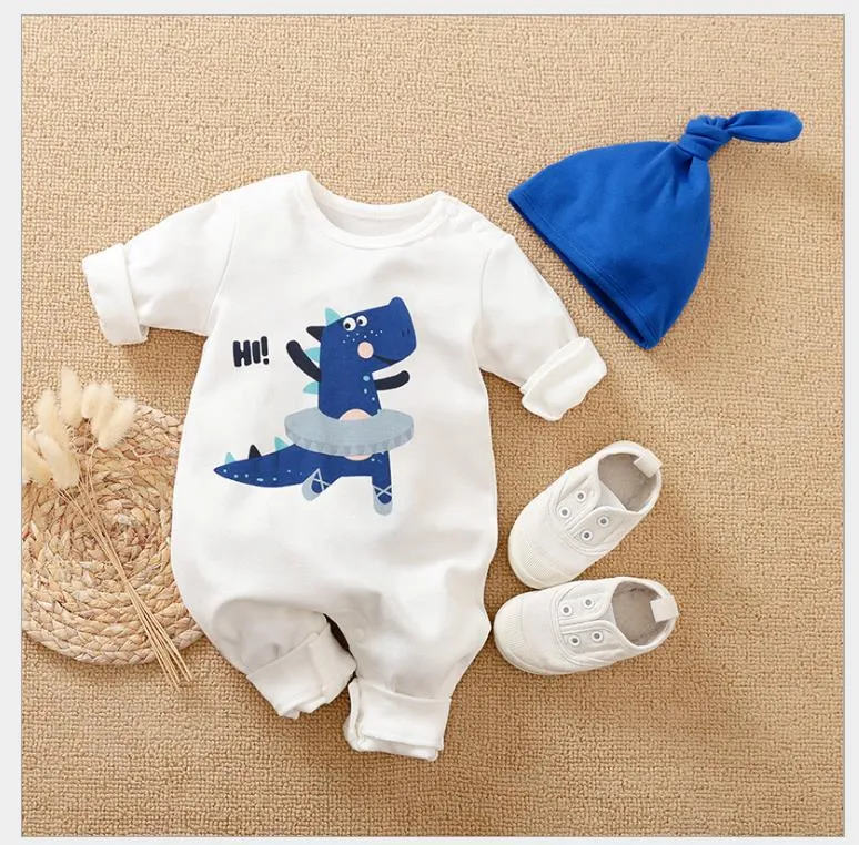 Newborn baby jumpsuit, baby boy