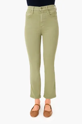 Oil Green High Waisted Smokin Double Ankle