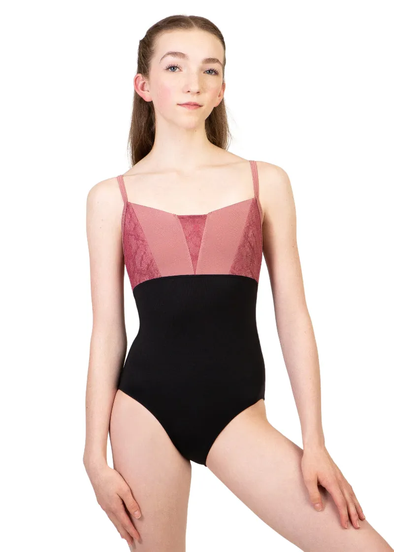 ON SALE Chateau Lace Camisole Leotard (Pink)