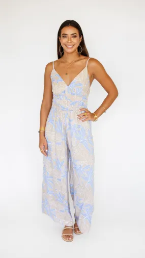 Opal Jumpsuit / Tropical Sky