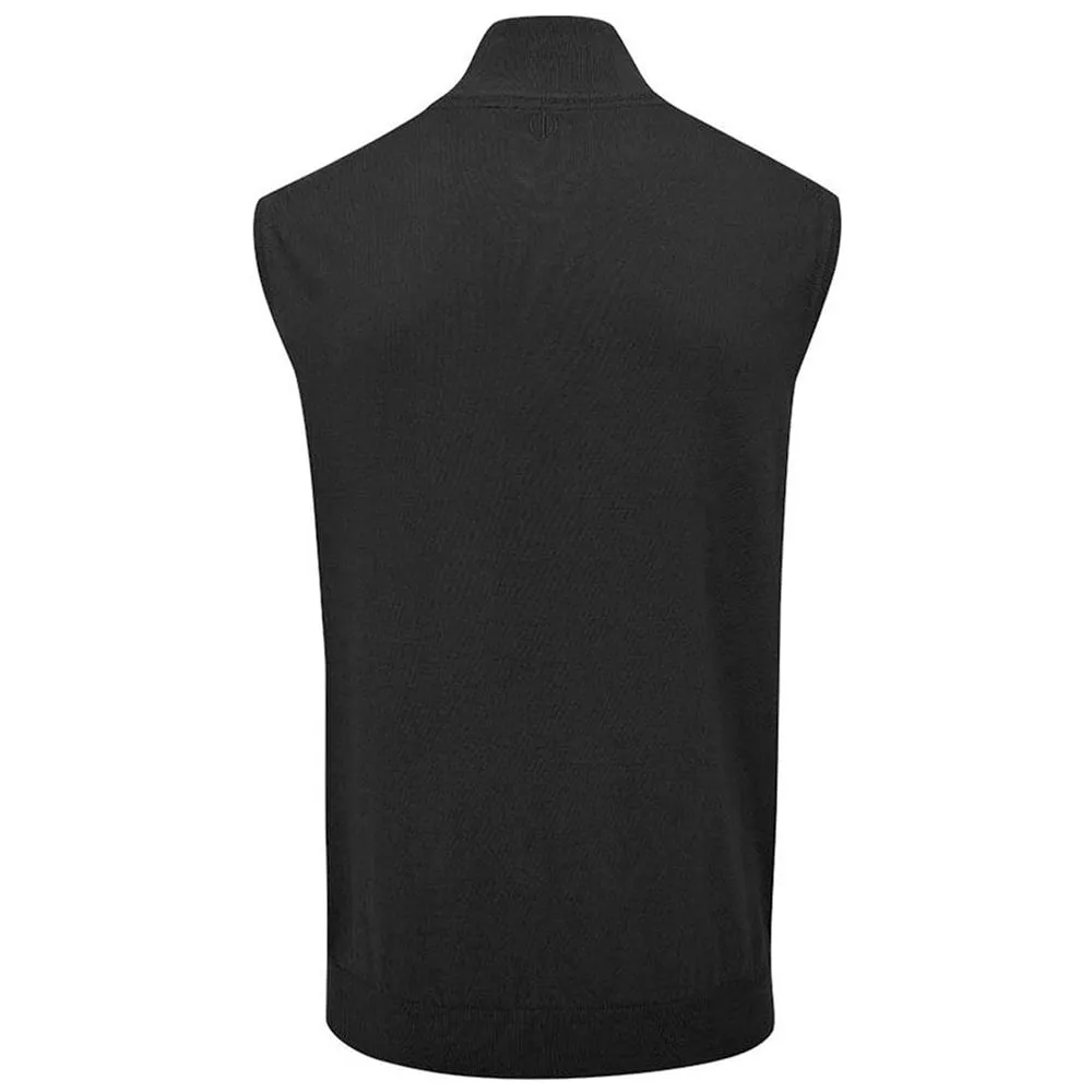 Oscar Jacobson Bob Pin Sleeveless Sweater - Black