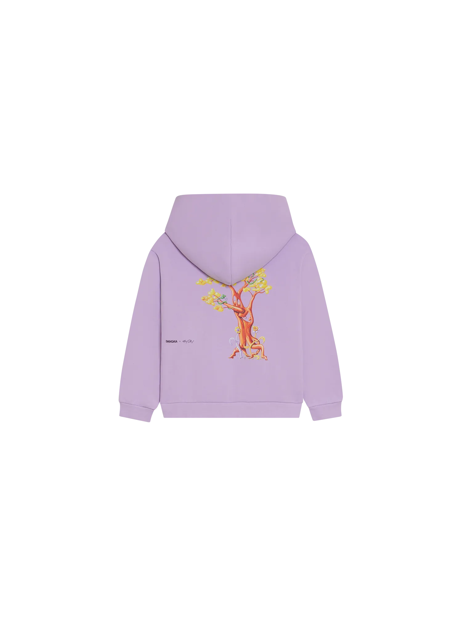 PANGAIA x Kenny Scharf Kids' 365 Hoodie—orchid purple