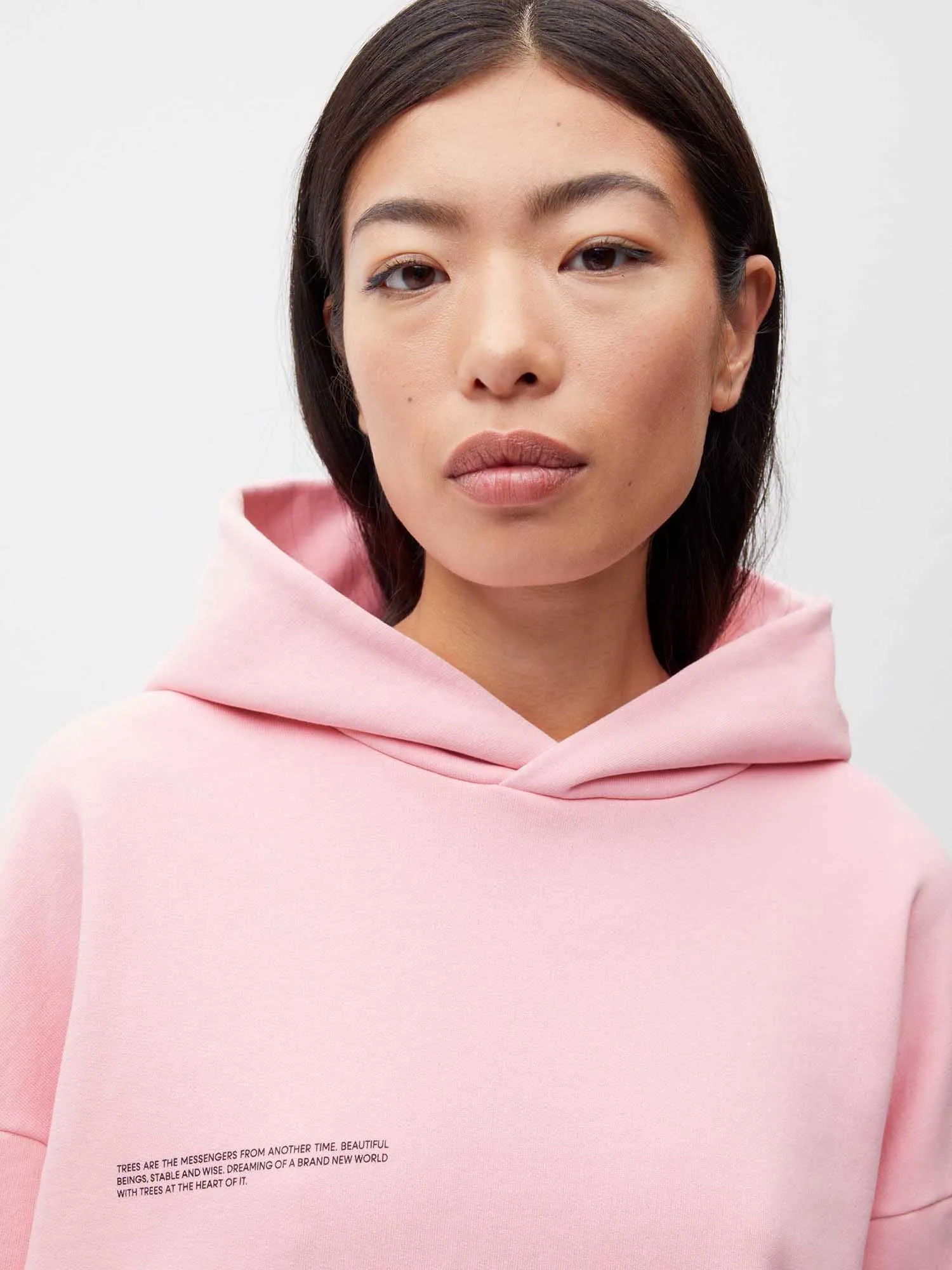 PANGAIA x Kenny Scharf Signature Hoodie—sakura pink