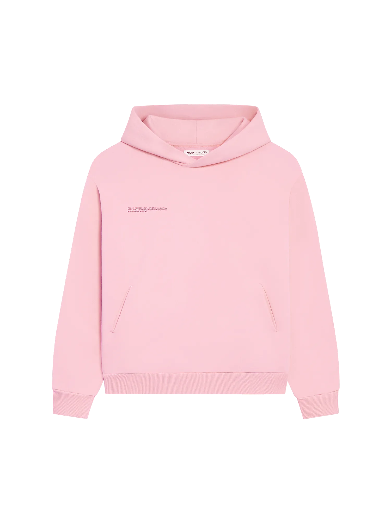 PANGAIA x Kenny Scharf Signature Hoodie—sakura pink