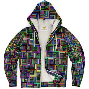 Pepita Rainbow Microfleece Zip Hoodie