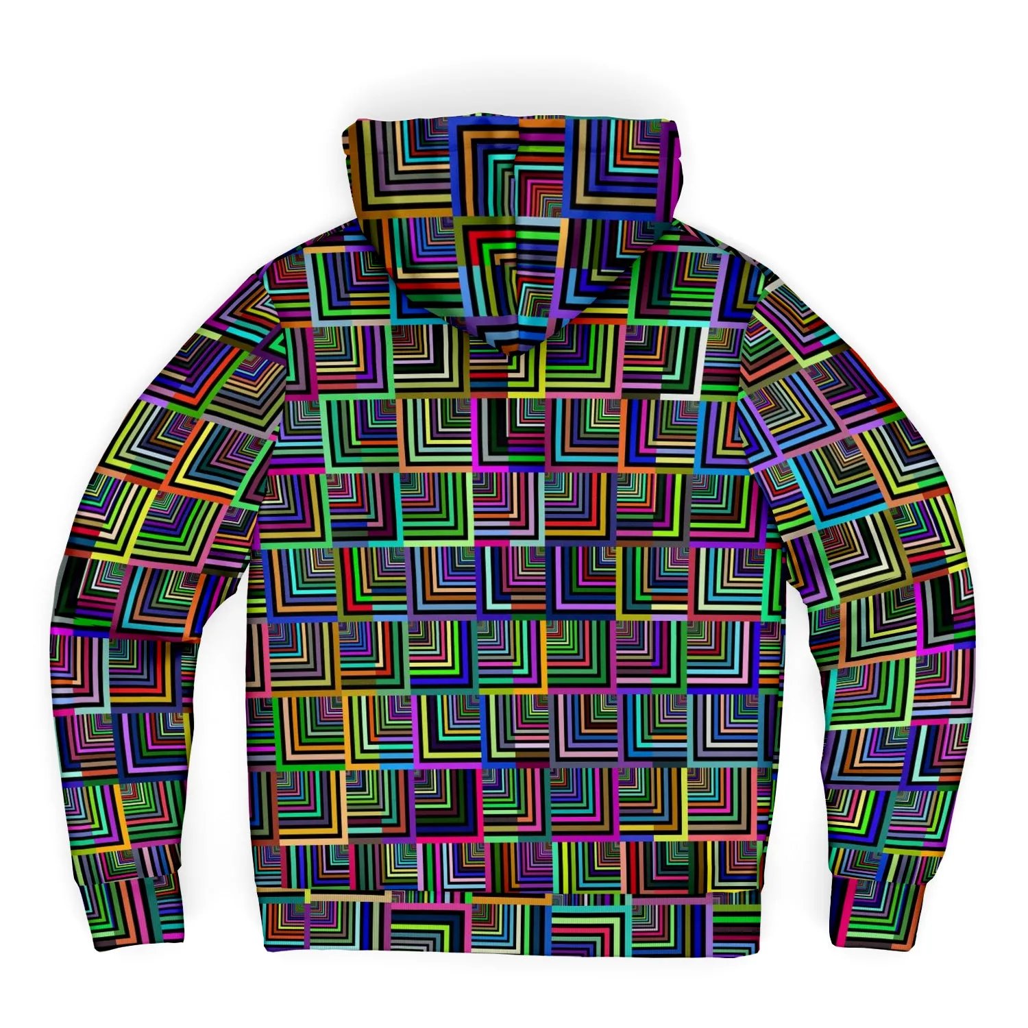 Pepita Rainbow Microfleece Zip Hoodie