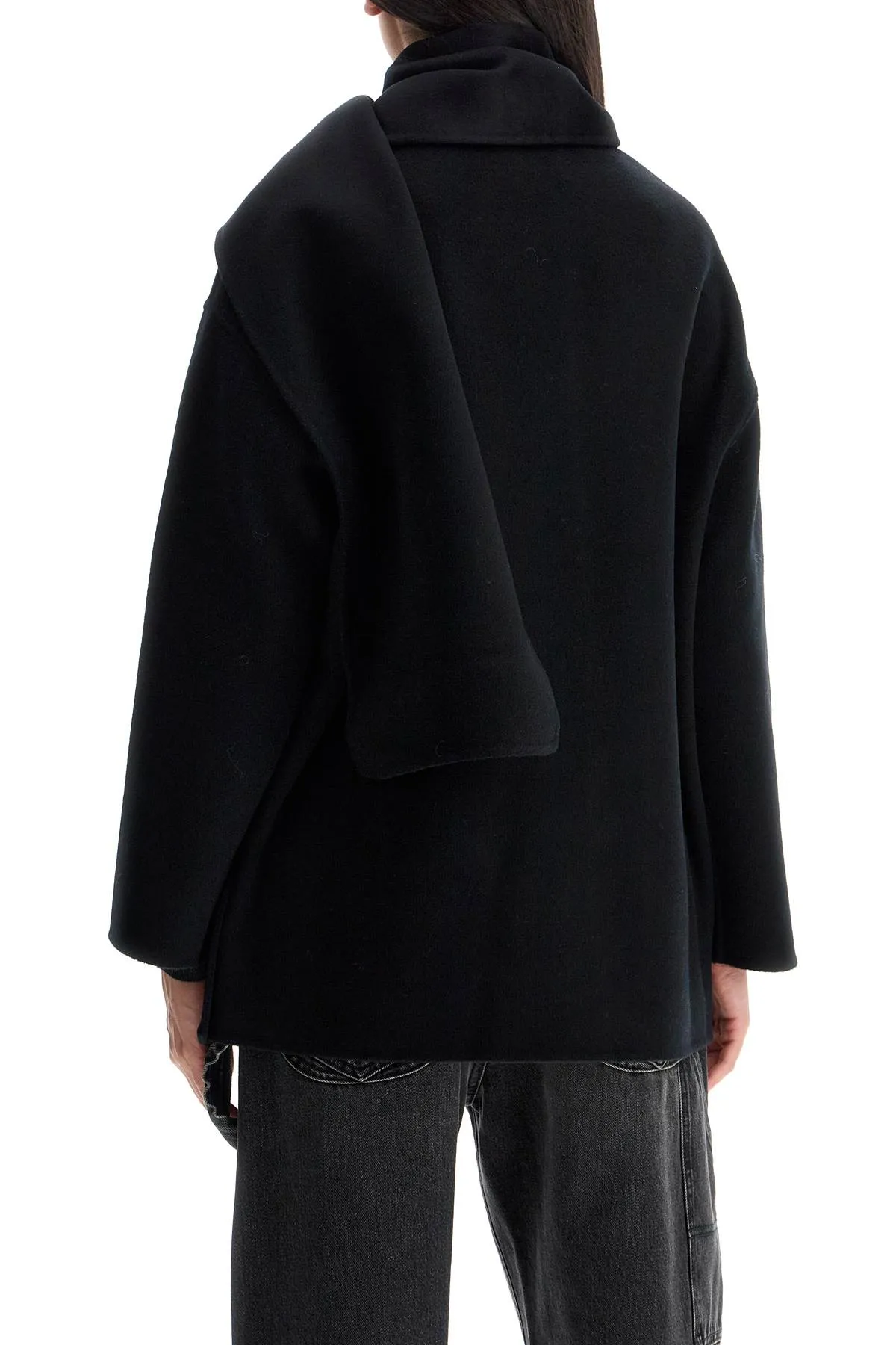 "antwerp coat with built-in DS67F24 NOIR