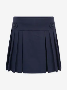 Ralph Lauren Ralph Lauren Girls Navy Pleated Ponte Skirt