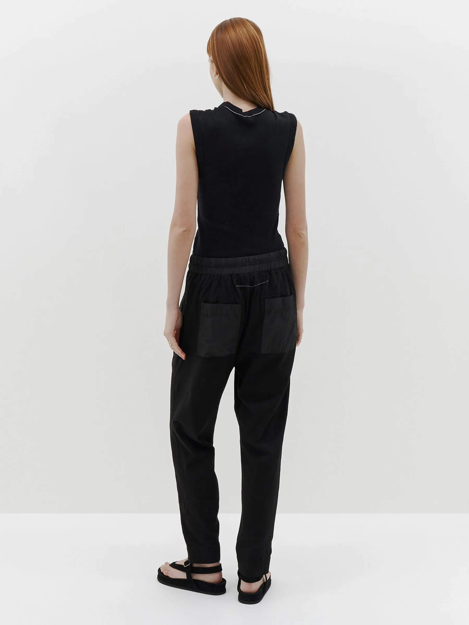 regular tapered jersey pant