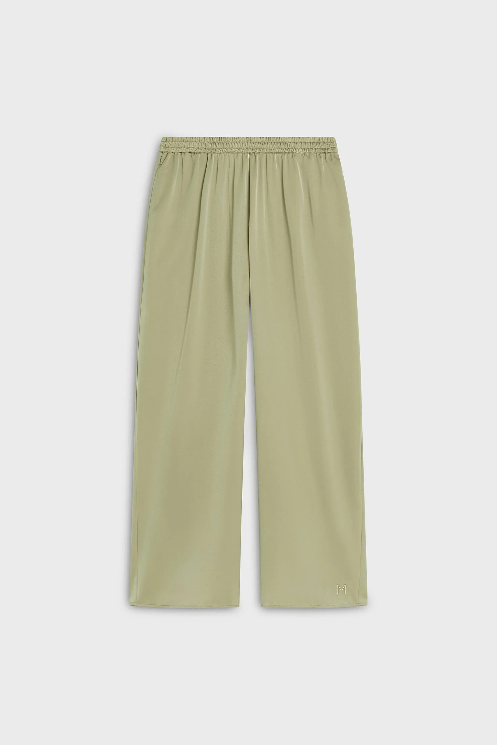 Satin Pants | Sage