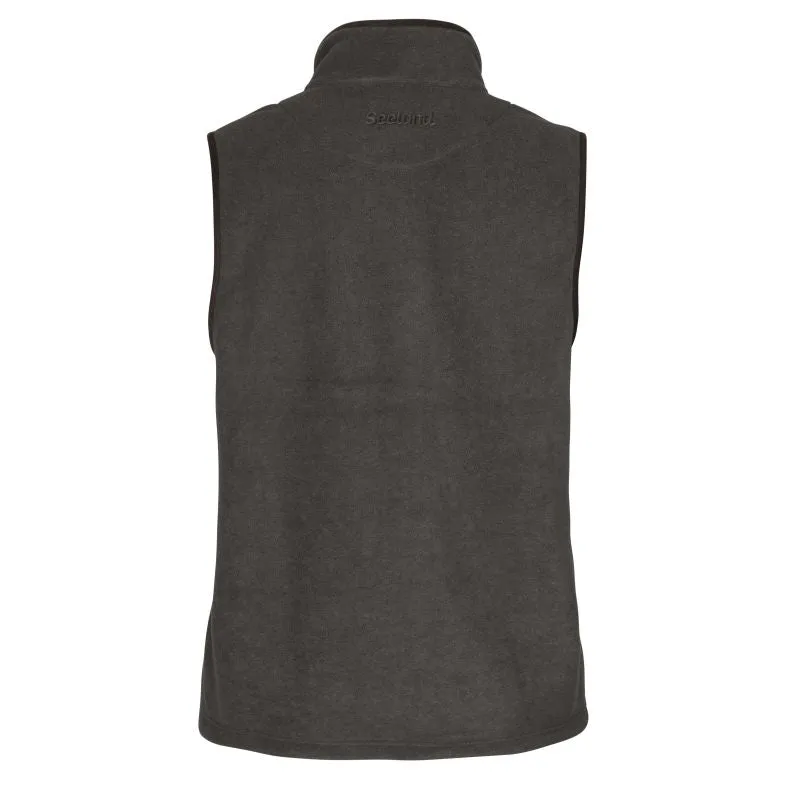 Seeland Woodcock Earl Mens Fleece Gilet - Dark Grey Melange