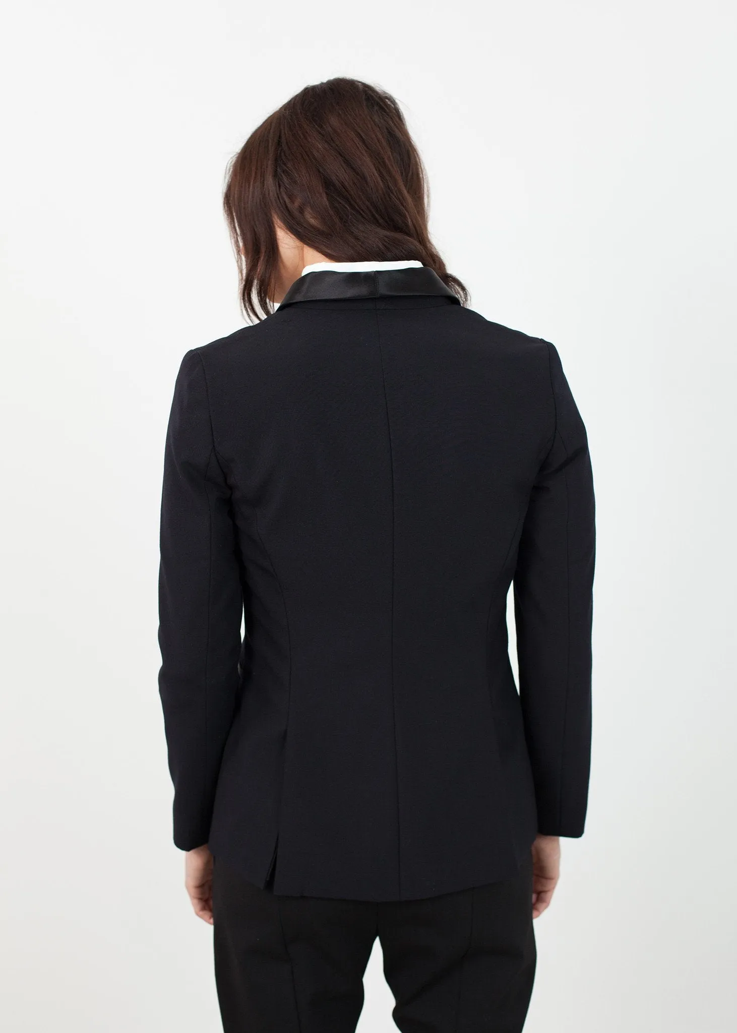 Shawl Collar Blazer in Black