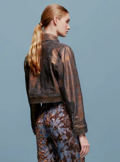 Silvia Tcherassi Nahid Jacket- Metallic