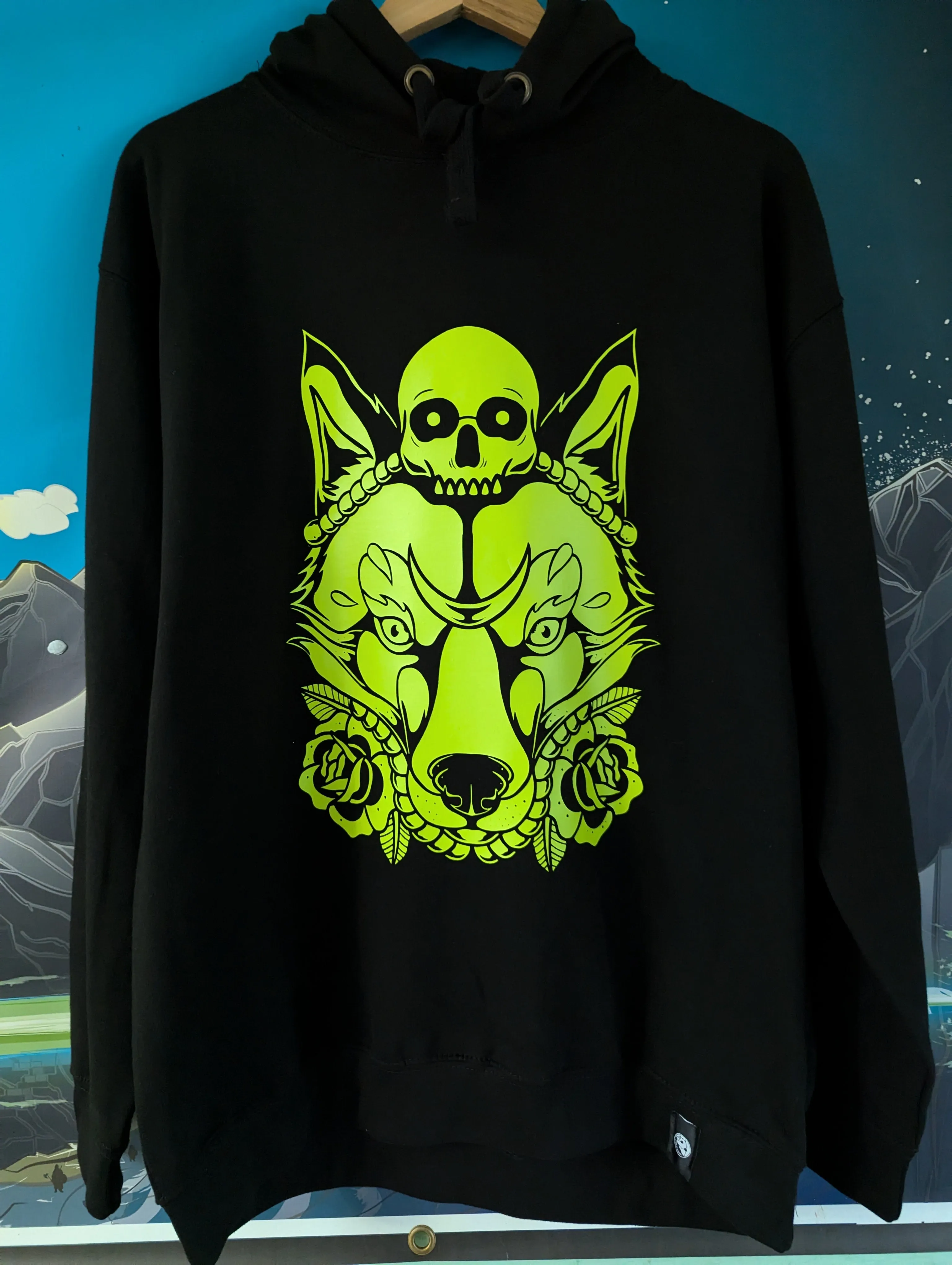 Skull Fox Hoodie (Halloween edition)