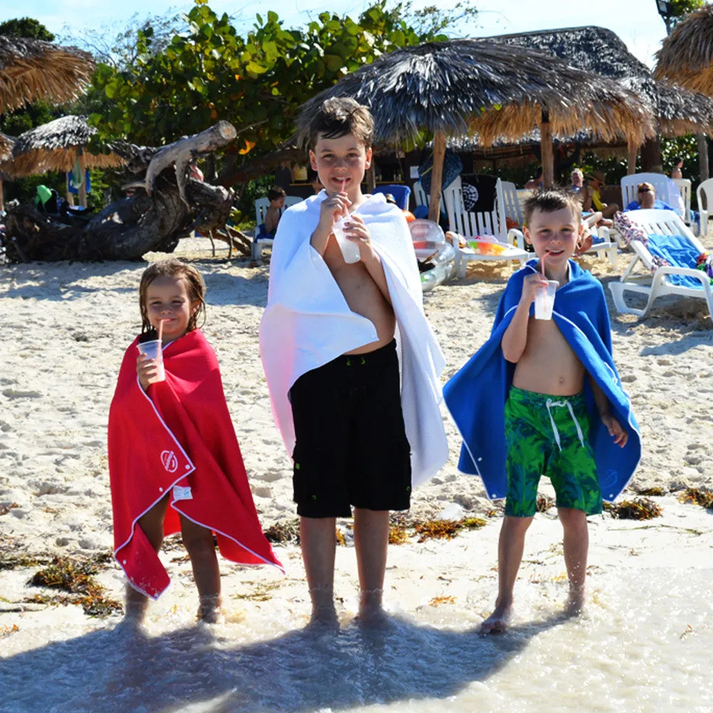 Snappy Kids Microfiber Swim Towels with Snaps