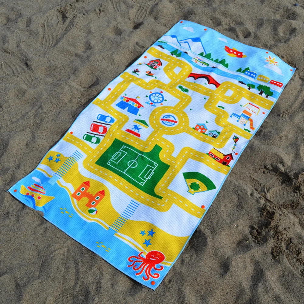 Snappy Kids Microfiber Swim Towels with Snaps