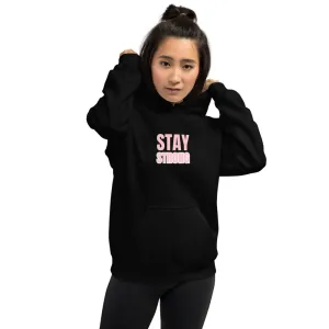 Stay Strong Hoodie in Black