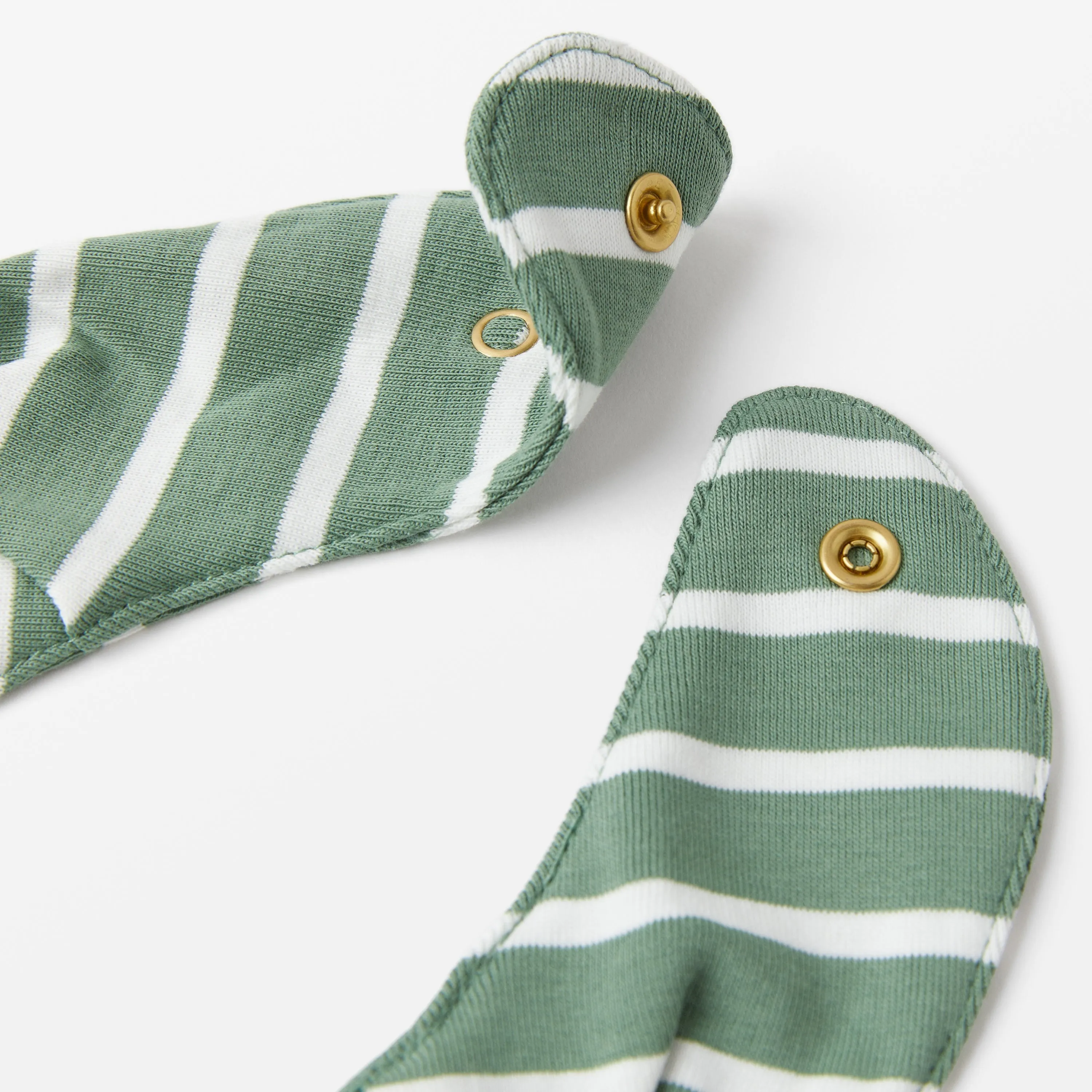 Striped Baby Bib