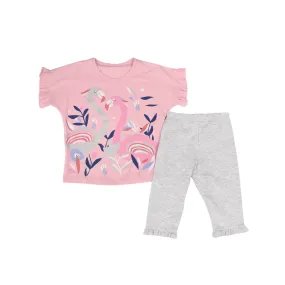 Swan Girl Casual Leggings Set