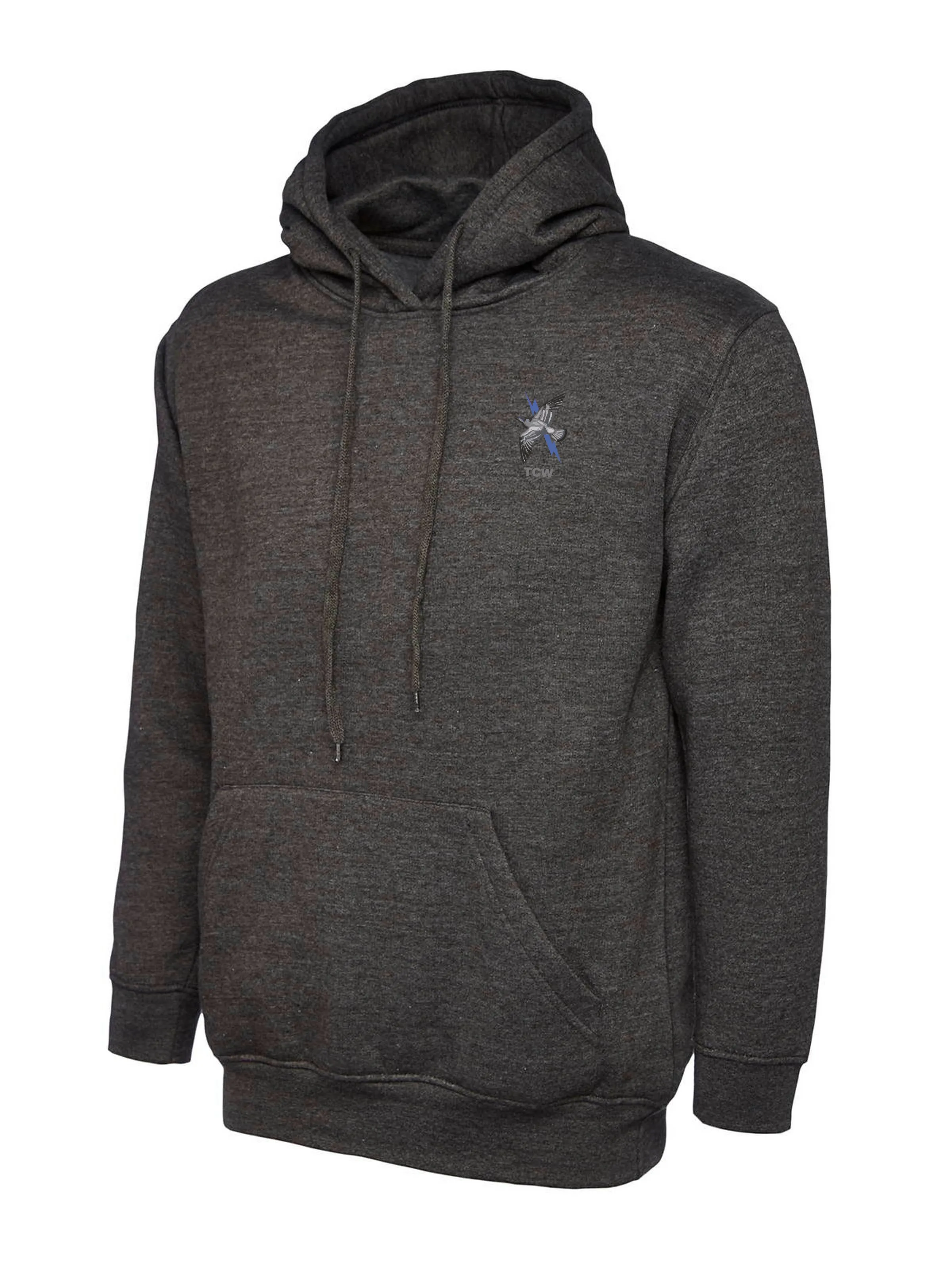 TCW ROCK DOVE EMBROIDERED HOODIE