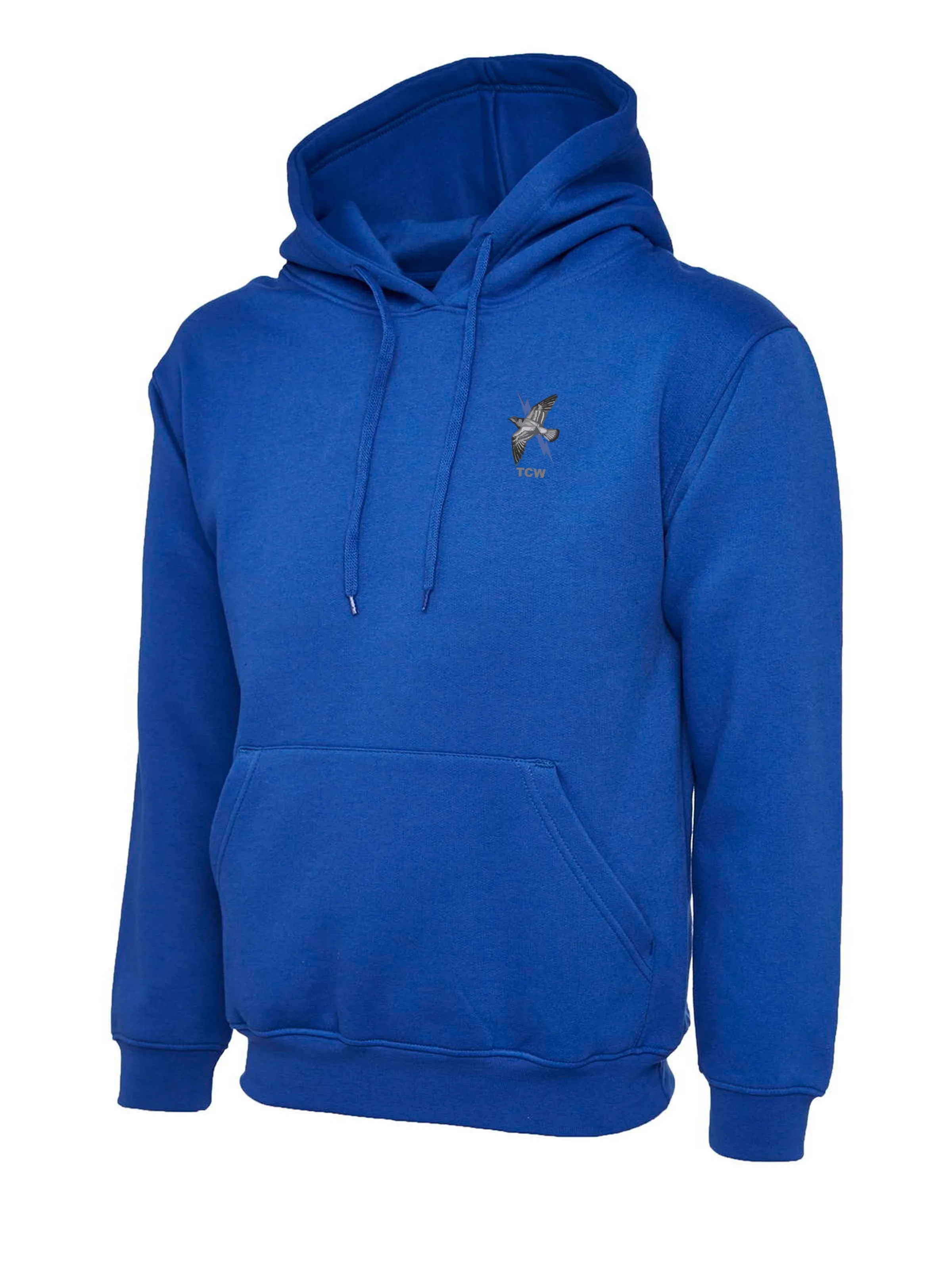 TCW ROCK DOVE EMBROIDERED HOODIE