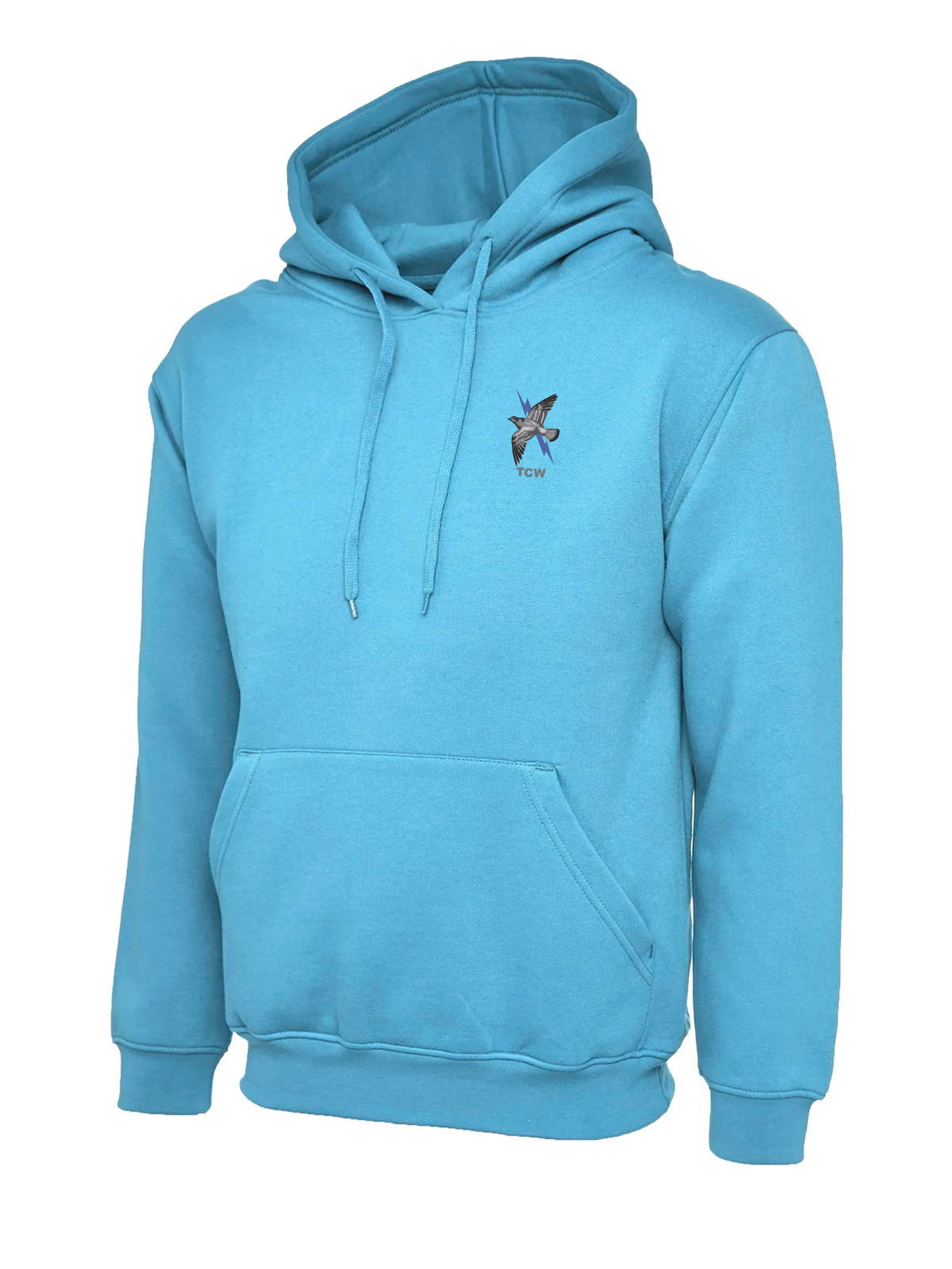 TCW ROCK DOVE EMBROIDERED HOODIE