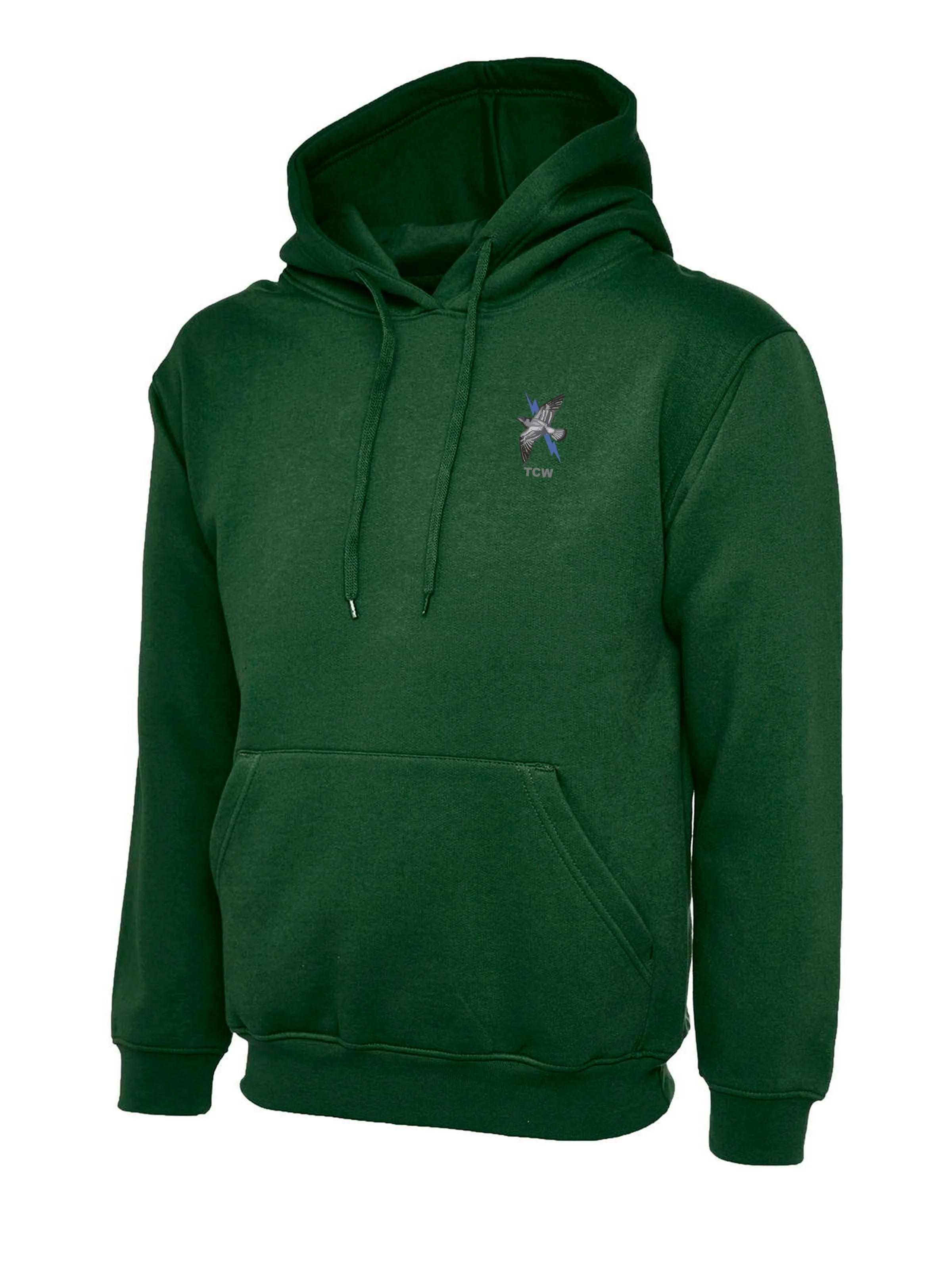 TCW ROCK DOVE EMBROIDERED HOODIE