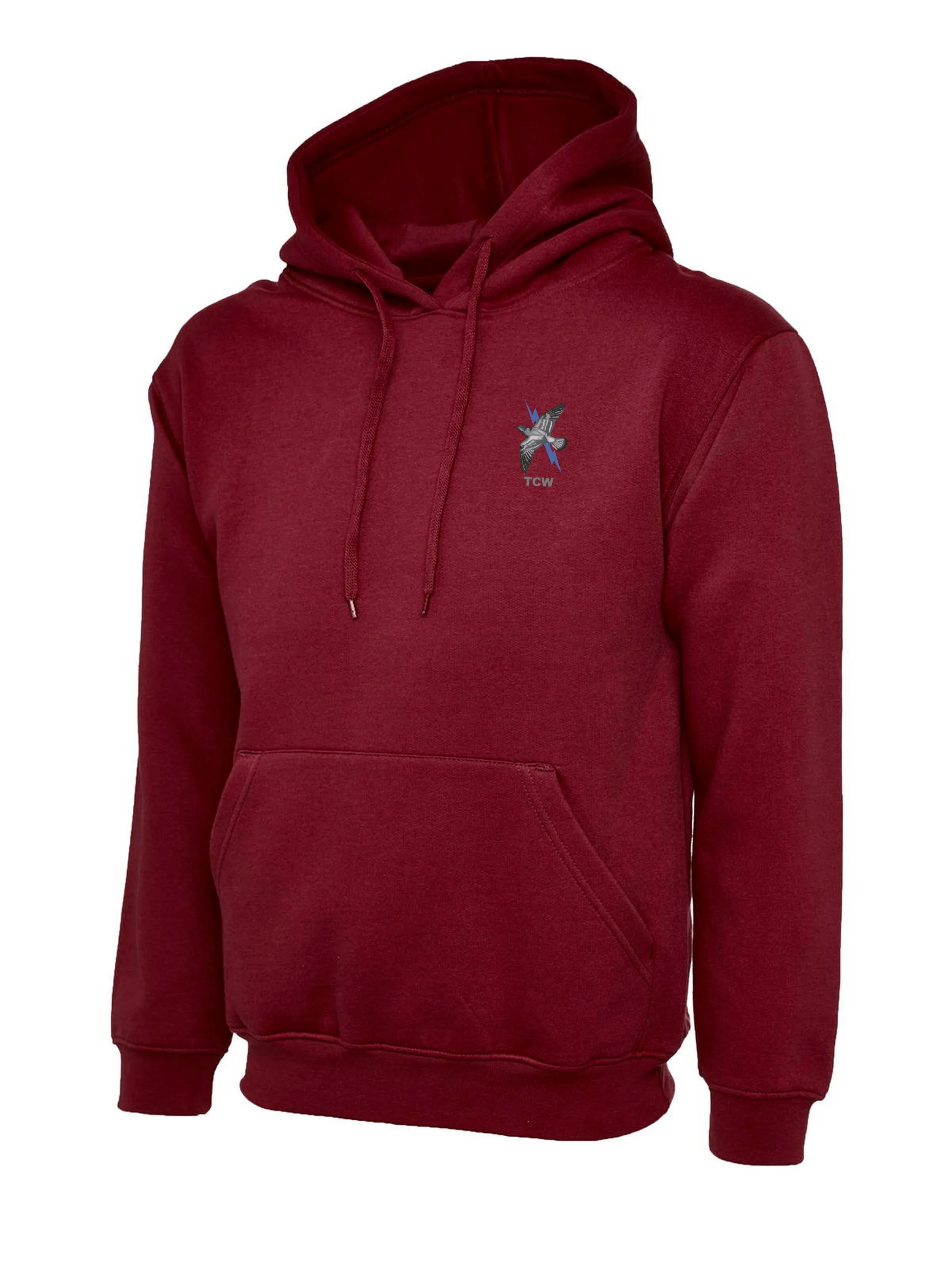 TCW ROCK DOVE EMBROIDERED HOODIE