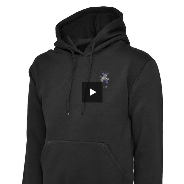 TCW ROCK DOVE EMBROIDERED HOODIE