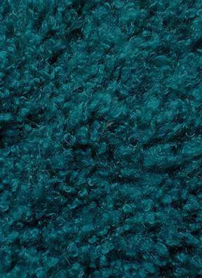 Teal Blue Green Curly Faux Fur Photography Prop Rug