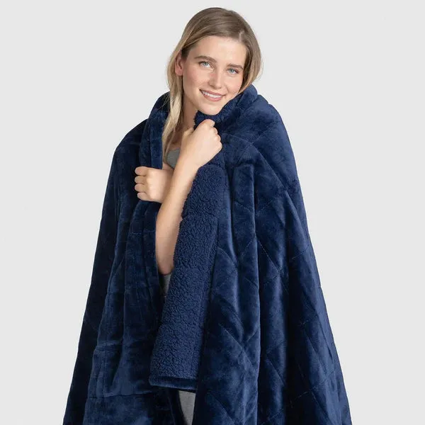 The Oodie Plush Navy Blanket ™