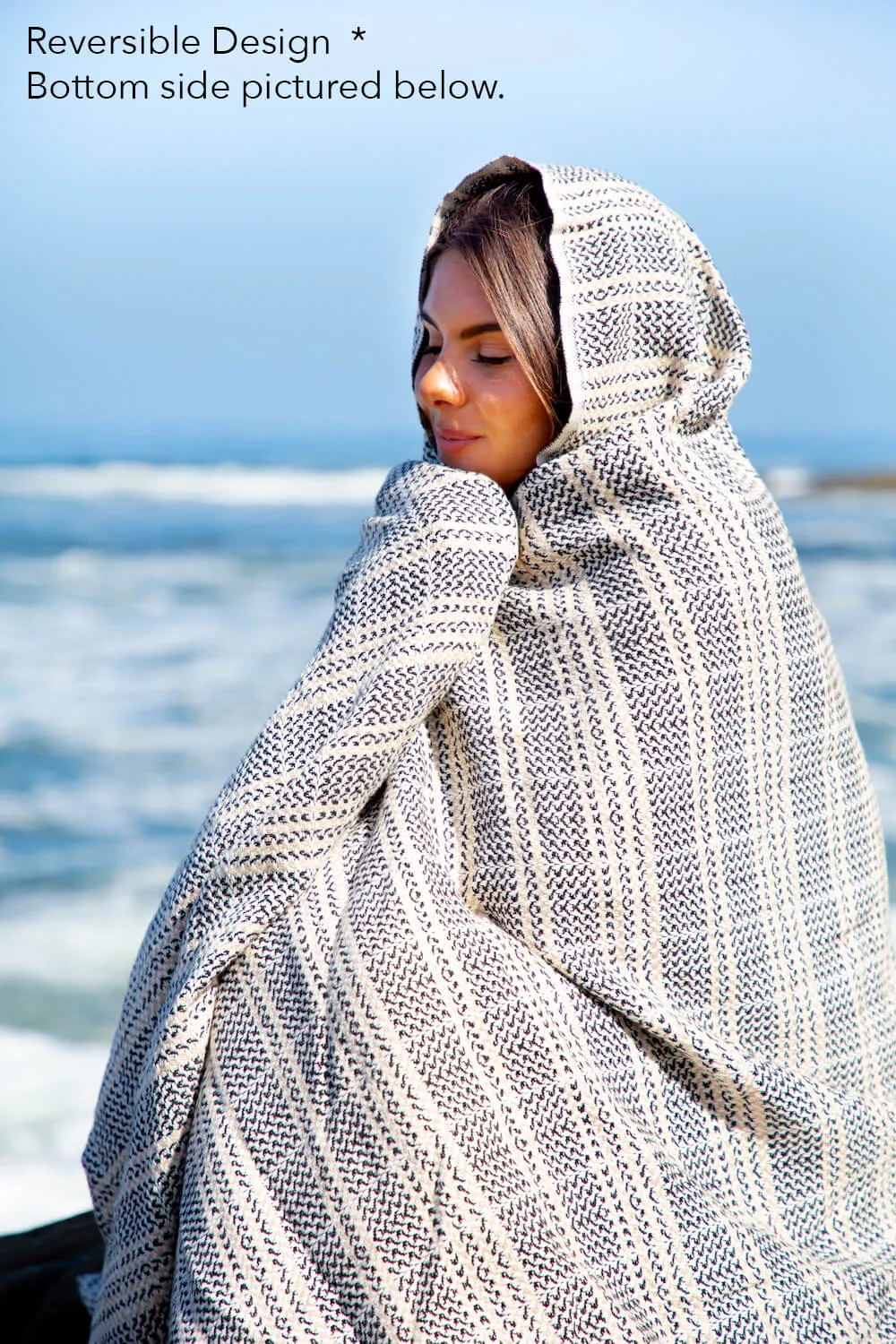 The Seasons Blanket in Black