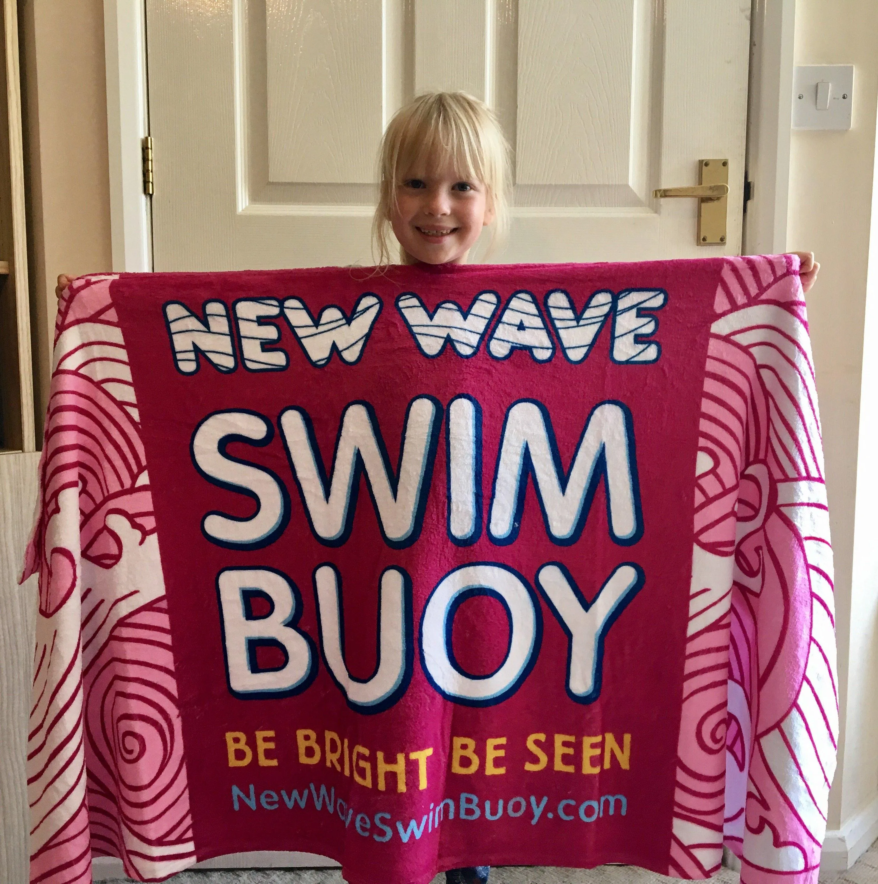 Towel Pink - New Wave Polar Fleece Swim Towel-Blanket-Shawl