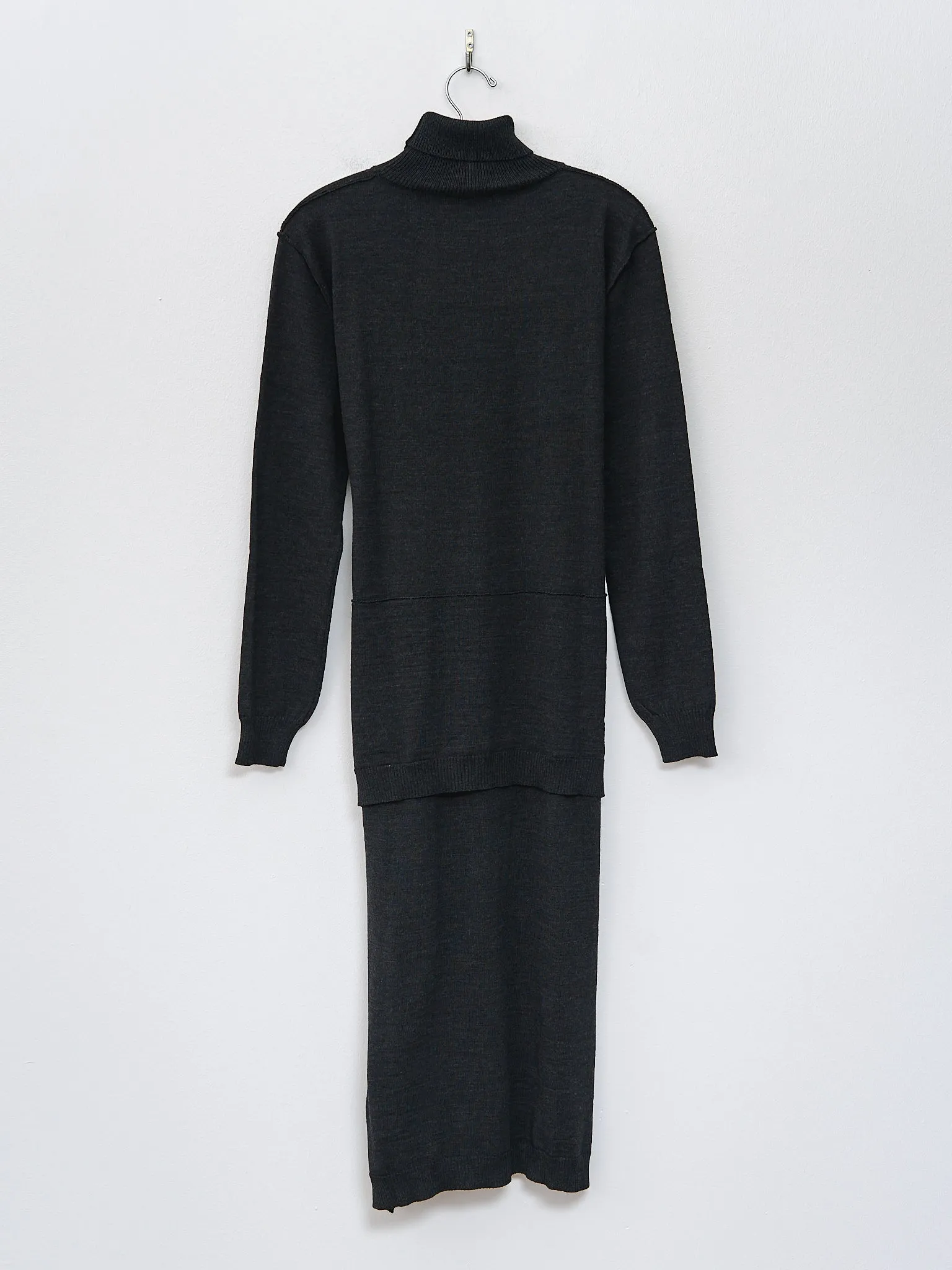 Trompe L'oeil Dress - Anthracite