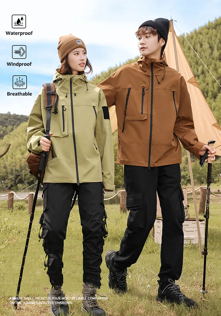 Unisex Hooded Waterproof Jacket