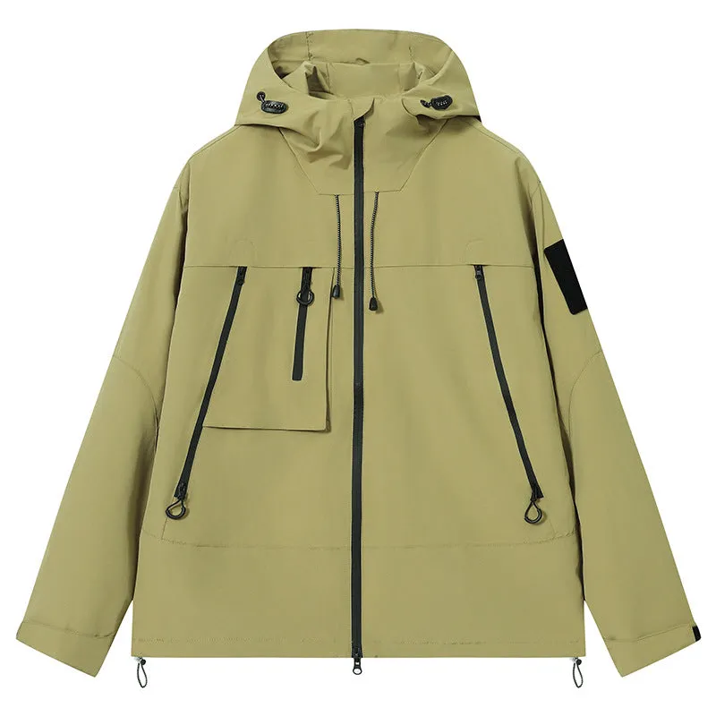 Unisex Hooded Waterproof Jacket