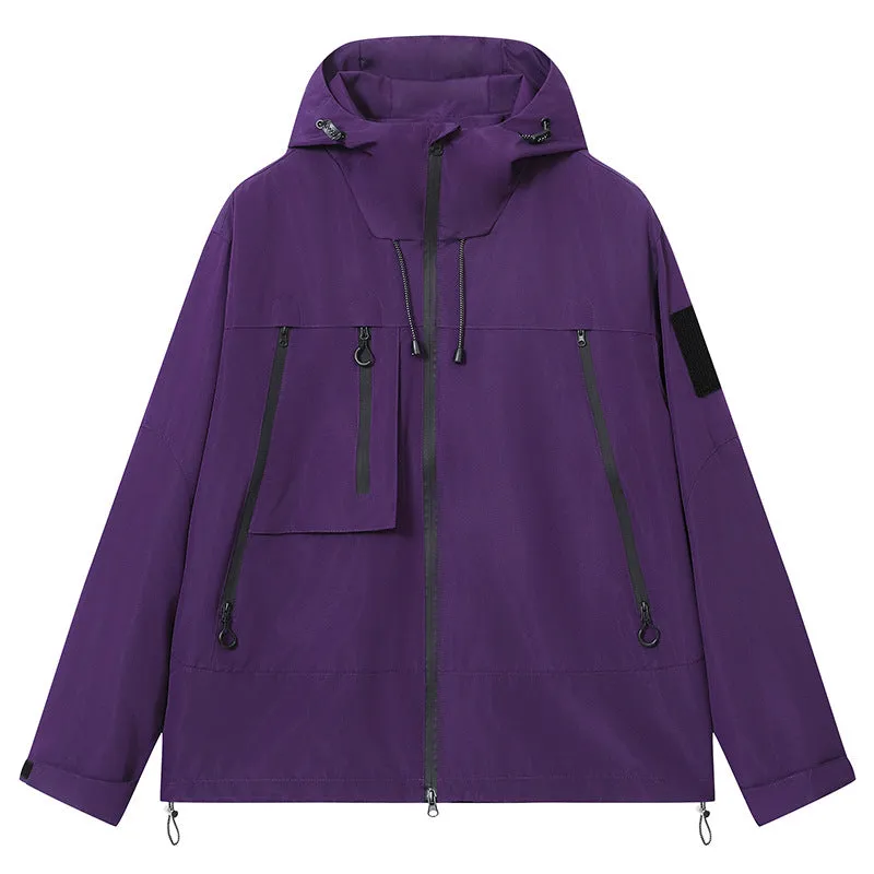 Unisex Hooded Waterproof Jacket