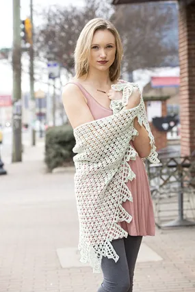 Universal Yarn Contrarian Shawls: Book 2 Patterns - Halfway There - PDF Download