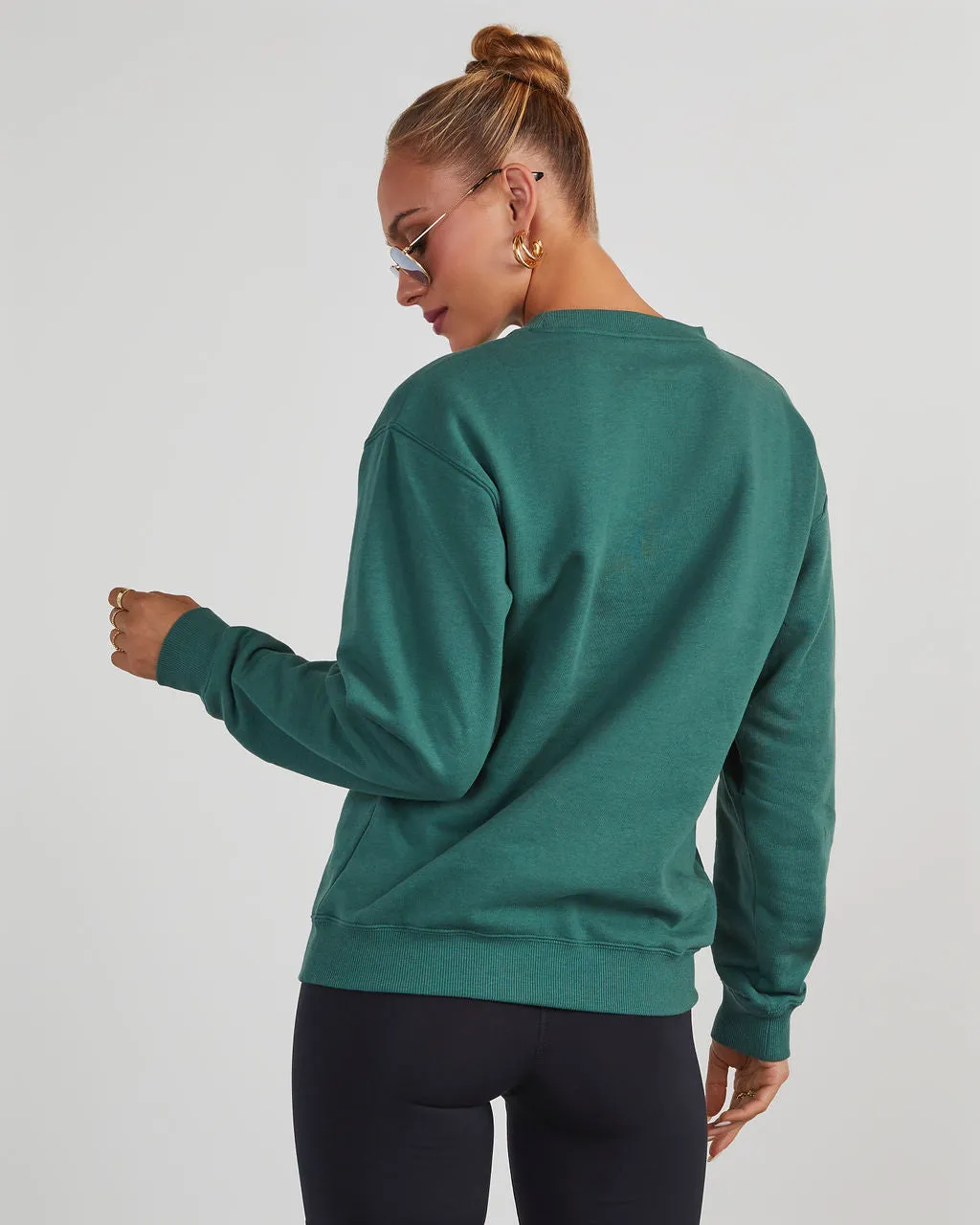 VICI Oversized Crew Neck Sweater