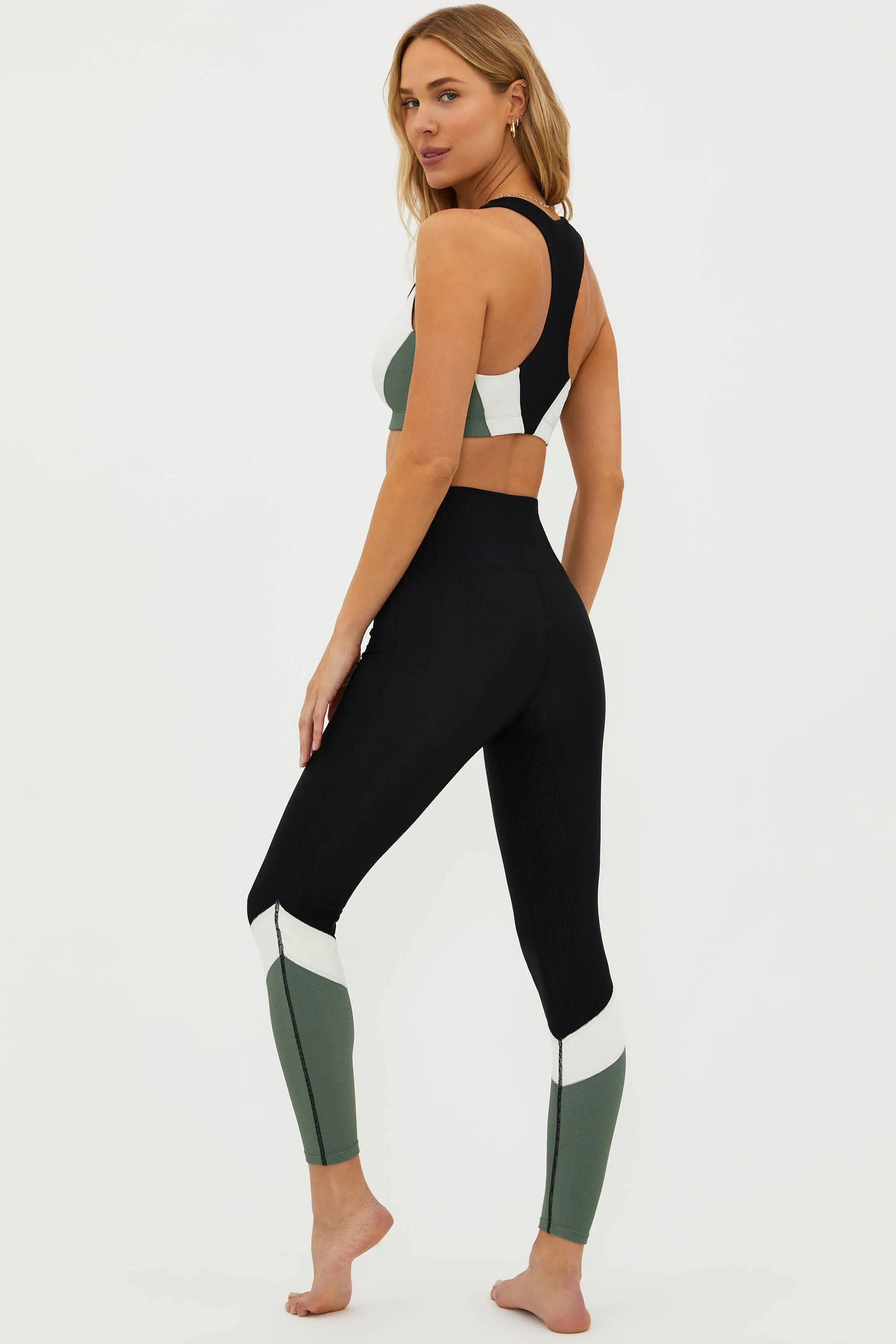 Vienna Legging Queen Palm Colorblock