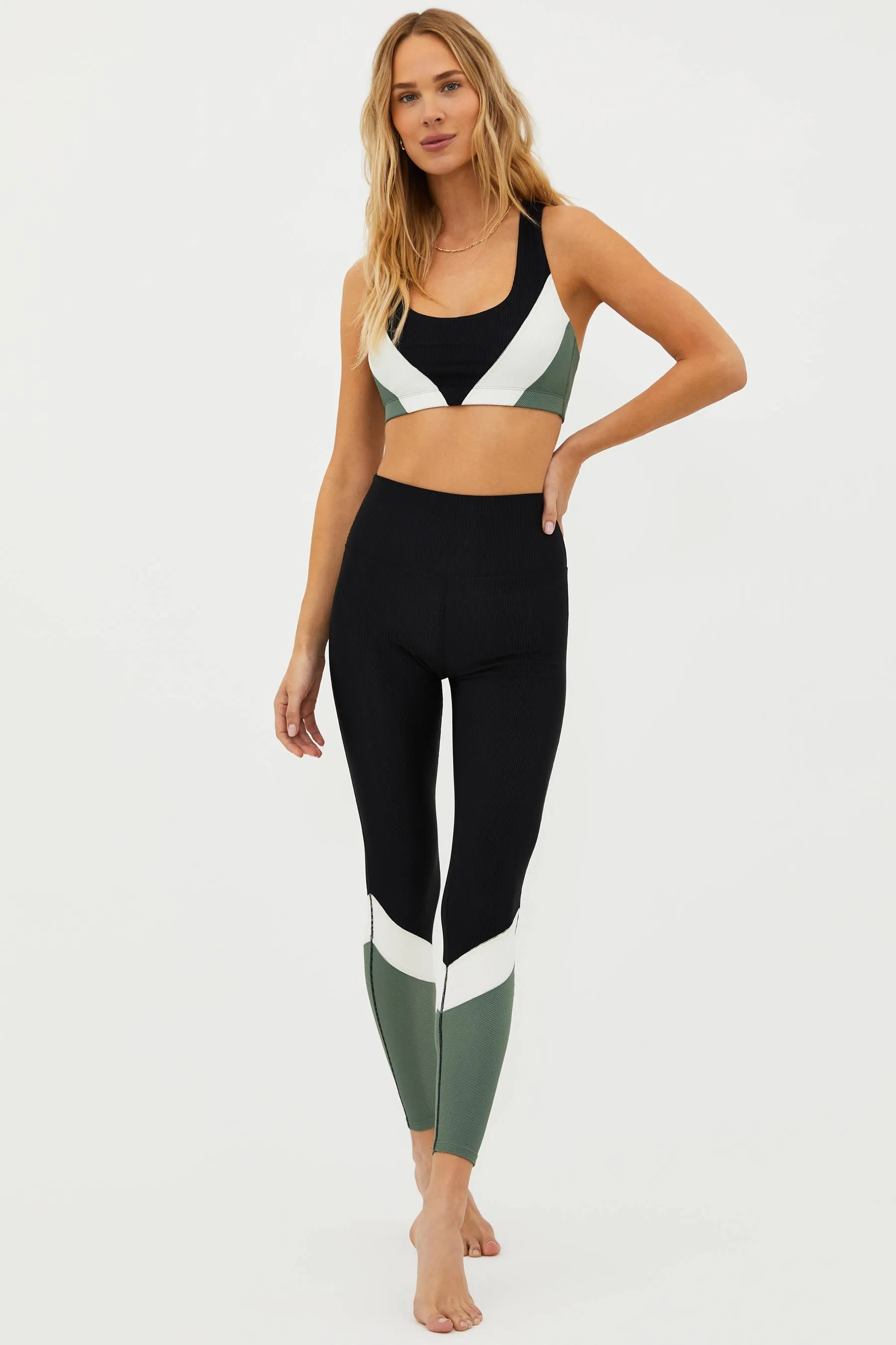 Vienna Legging Queen Palm Colorblock