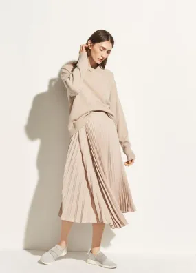 Vince - Drape Pleated Skirt Stoneware