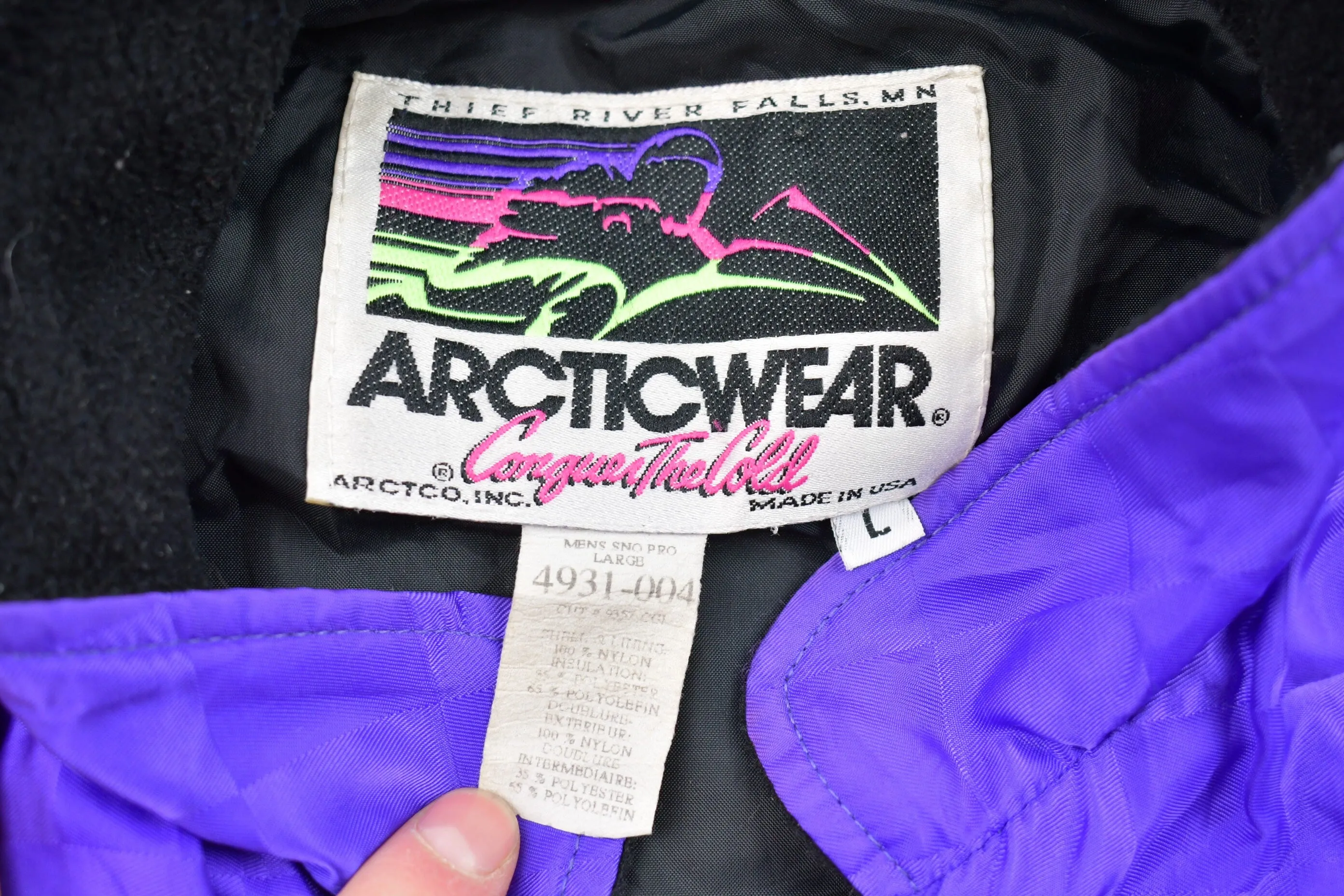 Vintage 1990s Arctic Wear Windbreaker Jacket