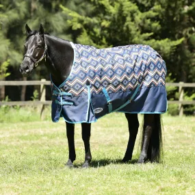 WeatherBeeta ComFITec Essential Standard Neck Turnout Blanket, Medium, Sedona Star Print