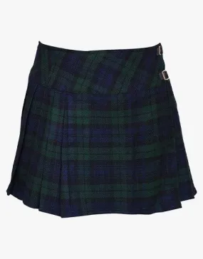 Women's Tartan Kilt Short Black Watch